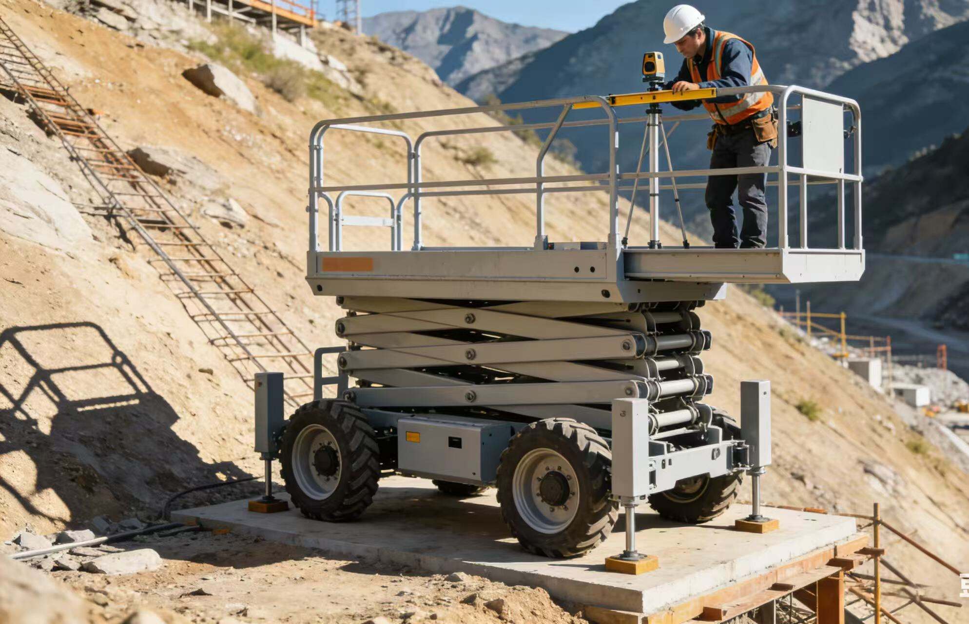 Can Scissor Lifts Be Used on Sloped Ground?