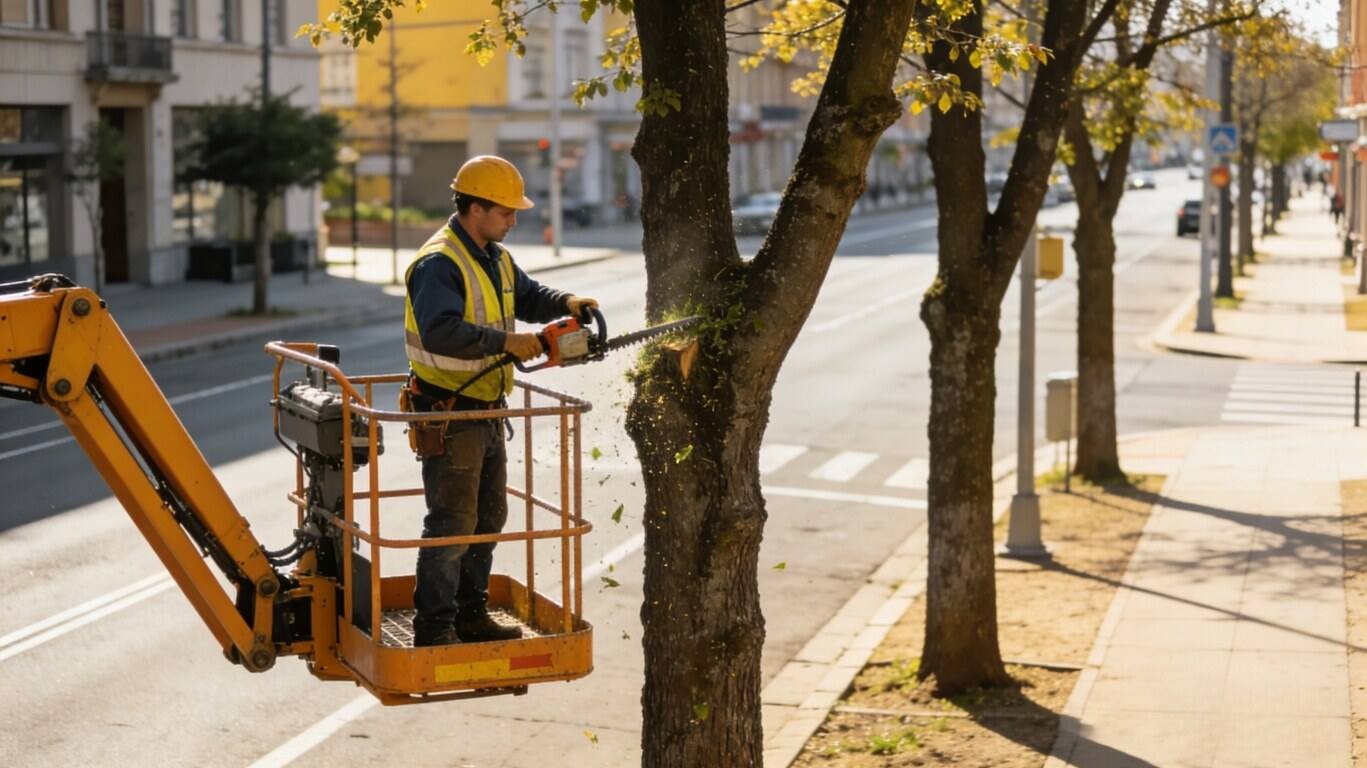 High-Altitude Greenery Pruning Solution