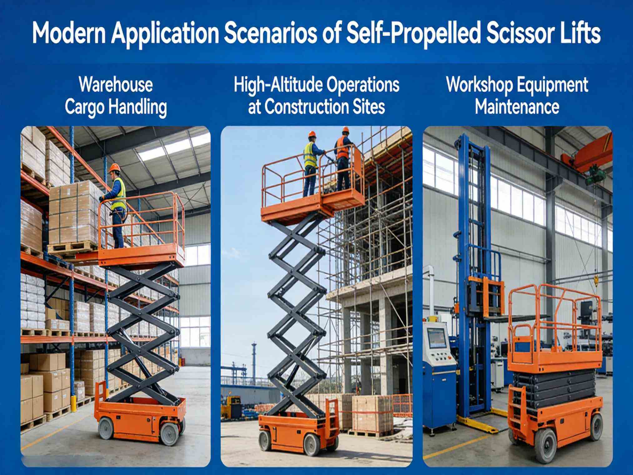 The Application and Value of Self-propelled Scissor Lifts in Modern Work Environments