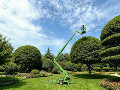 The Application of Towable Boom Lifts in Gardens