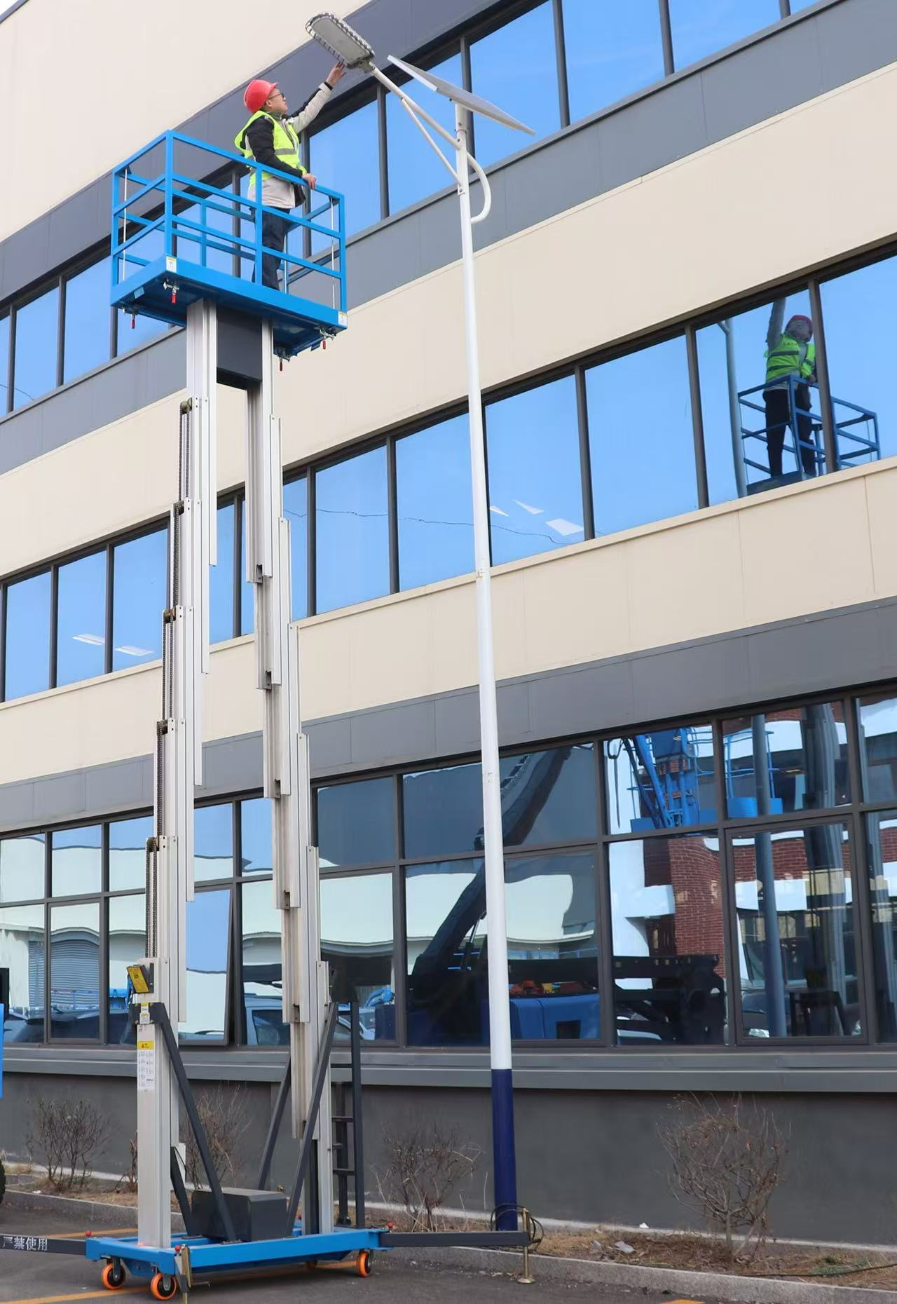 How to Ensure Stability and Safety When Maneuvering Vertical Lift in Complex Work Environments?