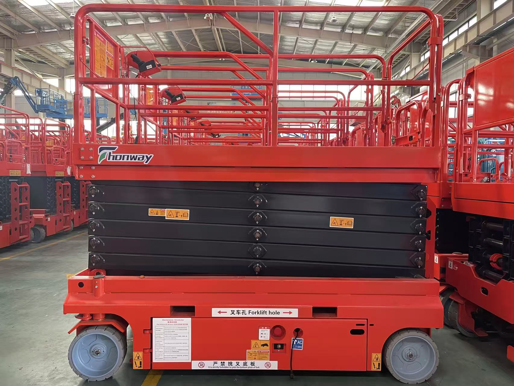 How Is the Emergency Descent System Designed and Used on Aerial Work Platforms?